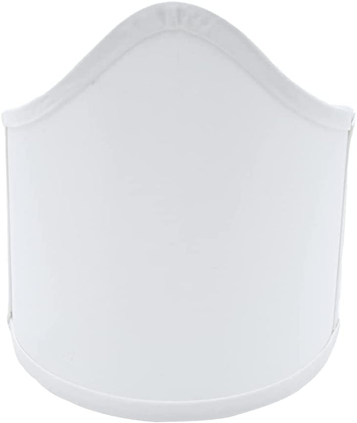 Scalloped Wall Sconce 8 Inch Shield Half Lamp Shade