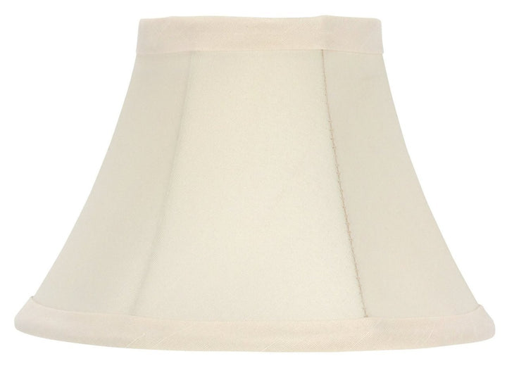 UpgradeLights Set of 2 Chandelier Lamp Shades 6 inch Eggshell Silk(Ui20)