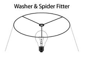 Amber Mica 12 Inch Hex Washer Fitter Lampshade with Matching Harp and Finial 7x12x8