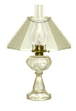 UpgradeLights White Eggshell Linen 10 Inch Round Flare Chimney Style Oil Lampshade Replacement