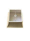 Eggshell Silk 12 Inch Square Bell Lampshade Replacement 6x12x10