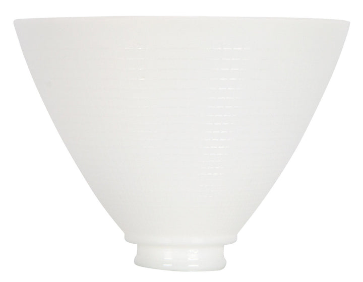 UpgradeLights White Opal Glass 10 Inch Globe Diffuser IES Lampshade Replacement (Edison covers included)