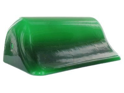 UpgradeLights Green Glass 9 Inch Duck Bill Bankers Lampshade Replacement
