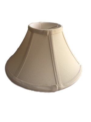 Upgradelights 10 Inch Shallow Flared Bell Clip On Lampshade