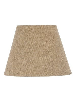 Beige Burlap 12 Inch Empire Lampshade with Washer Fitter 6x12x7.75