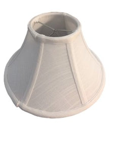 Upgradelights 10 Inch Shallow Flared Bell Clip On Lampshade