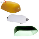 UpgradeLights White Glass 9 Inch Bankers Lampshade Replacement
