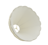 Scallop Bottom 14 Inch Gallery Lamp Shade (Eggshell)