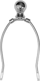 White Linen Square Mission Style 12 Inch Washer Fitted Lampshade with Matching Harp and Finial