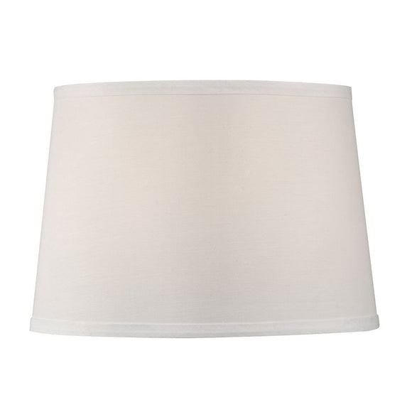 Eggshell Silk 16 Inch Retro Drum Floor or Table Lampshade Replacement