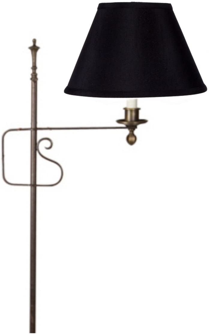 8 Inch Empire Clip on Replacement Lampshade (Black)