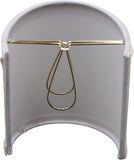 Clip On 4.25 Inch Wall Sconce Shield Half Lamp Shade