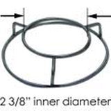 White Floral Hex 10 Inch Chimney Fitter Lampshade Replacement 4.5x10x5.25