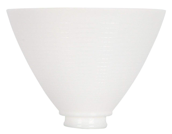 White Opal Glass 10 Inch Globe Reflector IES Lampshade Replacement