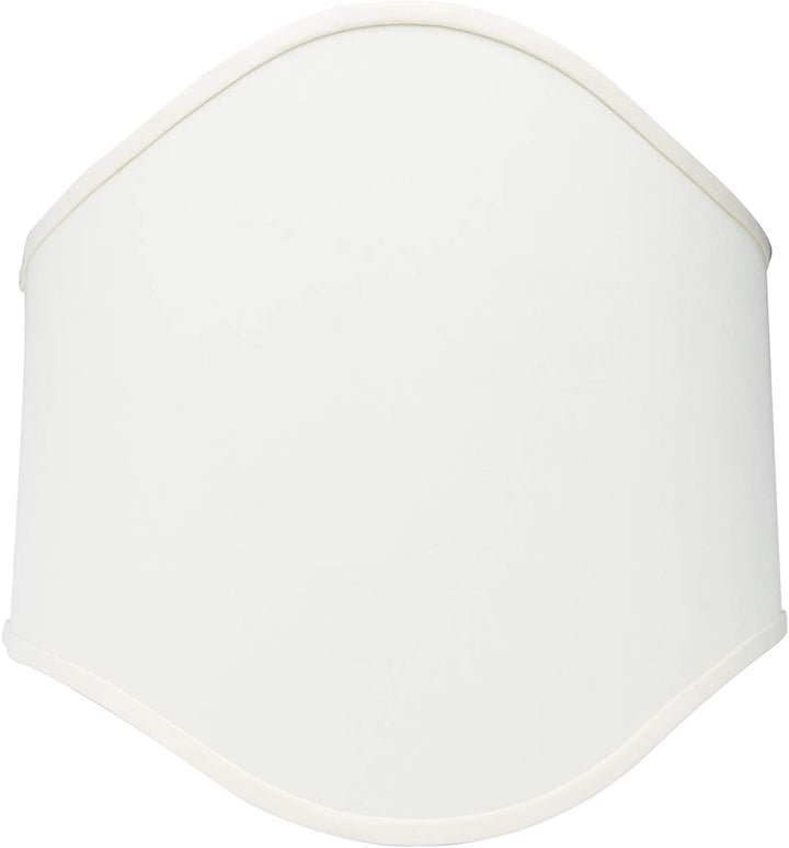Wall Sconce Larger Shield Half Lamp Shade 16 Inch Eggshell Silk