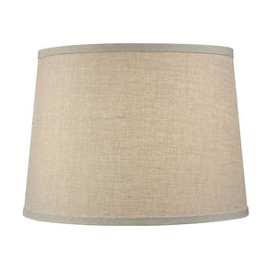 Beige Linen 16 Inch Tapered Drum Table Lampshade 13x16x10.5