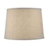 Beige Linen 16 Inch Tapered Drum Table Lampshade 13x16x10.5