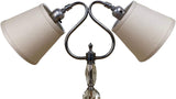 Beige Linen 6 Inch Linen Uno Lamp Shade Replacement