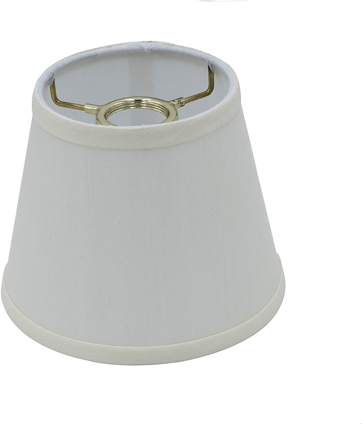 Eggshell Silk 6 Inch Uno Lamp Shade Replacement