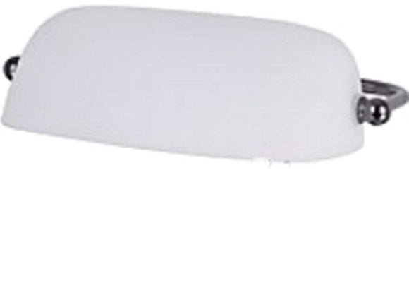 UpgradeLights White Glass 9 Inch Bankers Lampshade Replacement
