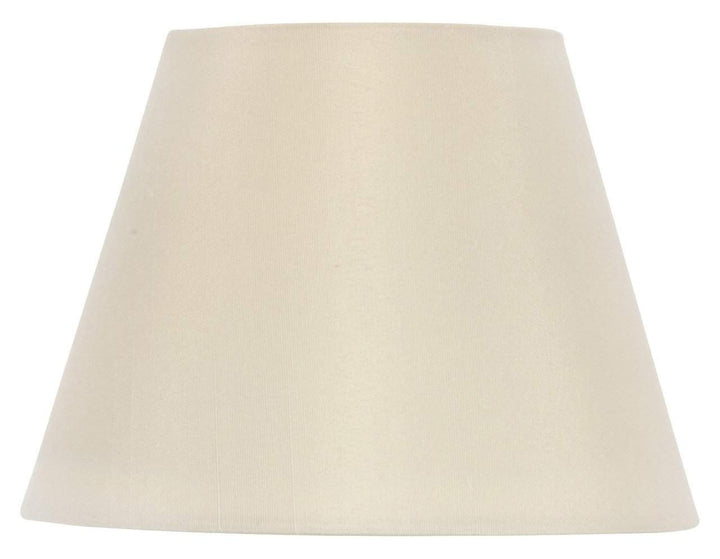 UpgradeLights Drum Style Chandelier Lamp Shade 6 Inch Eggshell Silk Clips Onto Bulb