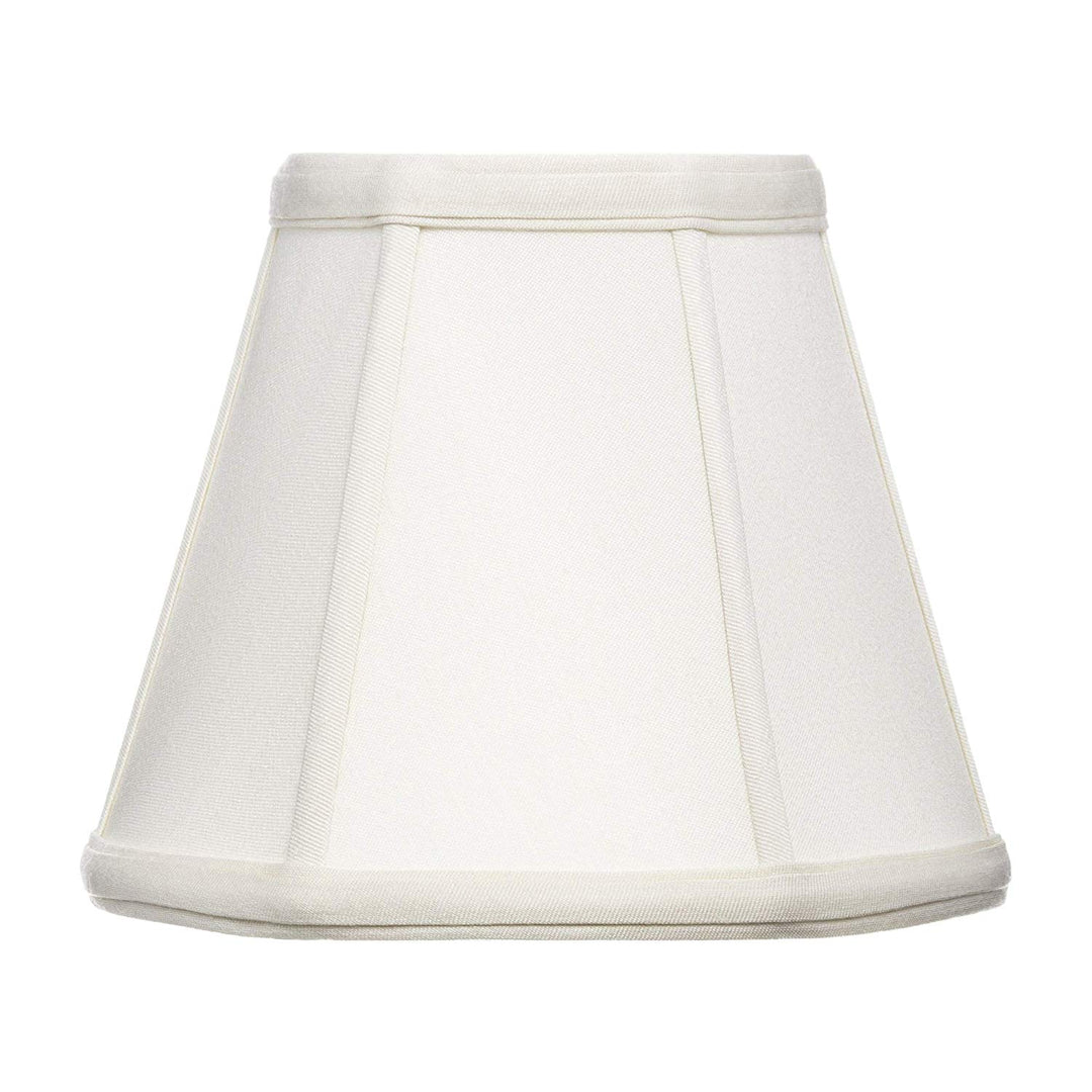 Upgradelights Off White Supreme Satin 8 Inch Basic Empire Clip On Lampshade 4.5x8x6