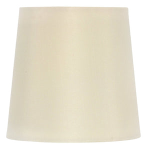 Upgradelights Eggshell  7 Inch Chandelier Lampshade with Nickel Bulb Clip