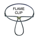 UpgradeLights Soft White Belgium Linen 4 Inch Flared Bell Clip On Chandelier Lampshade