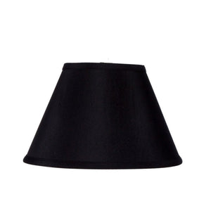 Upgradelights 12 Inch Empire Style Washer Lampshade Replacement (Black)