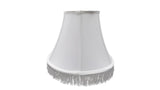 Shantung Silk 12 Inch Bell Uno Lamp Shade with Fringe