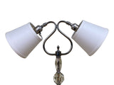 White Linen 6 Inch Linen Uno Lamp Shade Replacement
