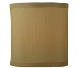 Marigold Shantung Silk 5 Inch Drum Clip On Chandelier Lamp Shade (SET OF SIX)
