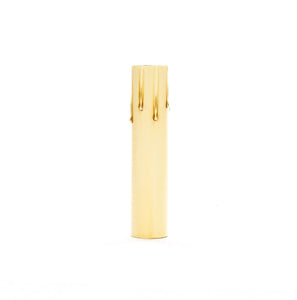UpgradelightsÌÎå«Ì´åÂ 6 Inch Ivory Fibre Drip Candle Cover Replacement with Edison Base