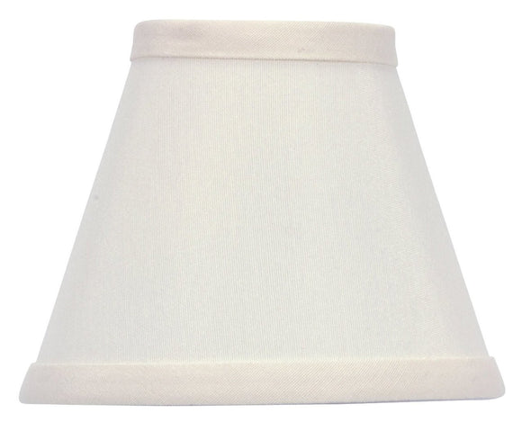 UpgradeLights Set of 2 Eggshell Chandelier Lamp Shades That Clip Onto Flame Tip Bulbs Empire Shape