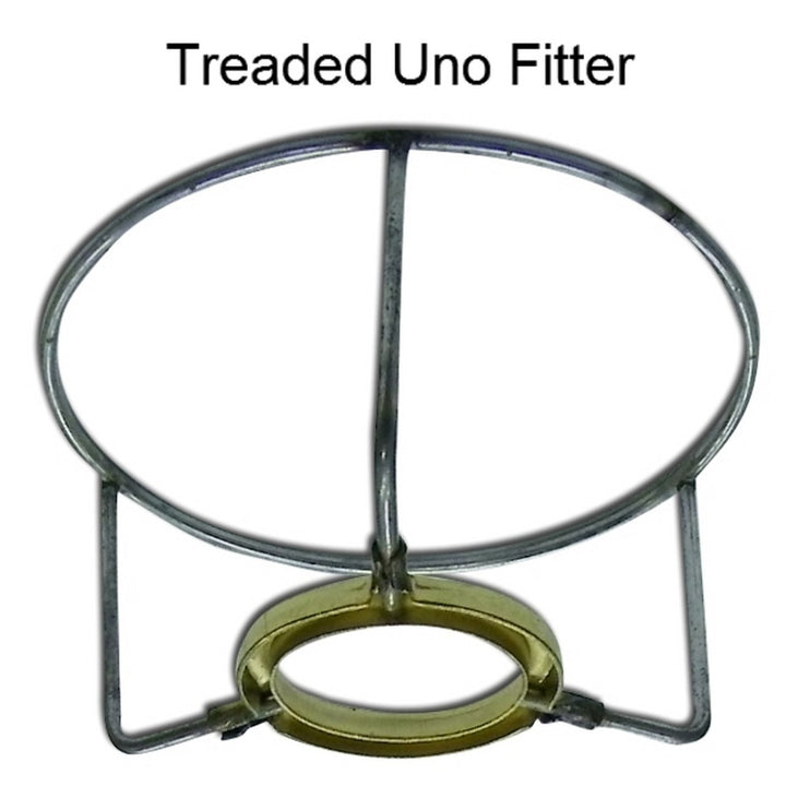UpgradeLights Beige Burlap 10 Inch European Drum Lampshade with Uno Fitter