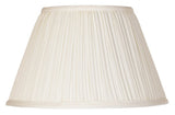 UpgradeLights Eggshell Pleated 12 Inch Washer Lamp Shades Replacement