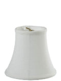 UpgradeLights Set of Six- 5 Inch European Drum Style Chandelier Lamp Shade Mini Shade Eggshell Color