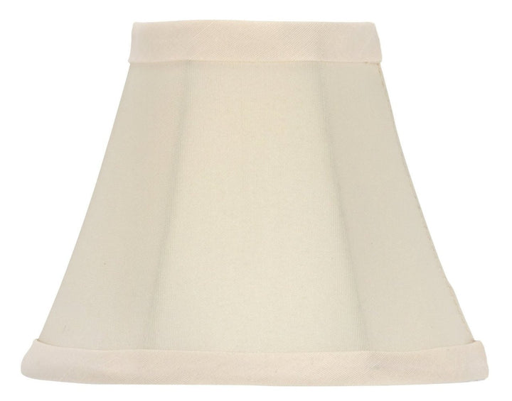 UpgradeLights Chandelier Lamp Shade Bell Shape 5 Inch Eggshell Silk(ui#16)
