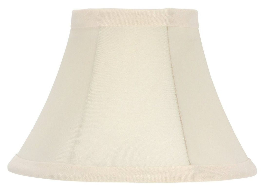 UpgradeLights 6 Inch Set Of 6 Chandelier Lamp Shades Eggshell Silk