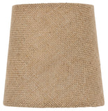 UpgradeLights European Drum Style Chandelier Lamp Shade 6 Inch Mini Shade Natural Belgium Linen
