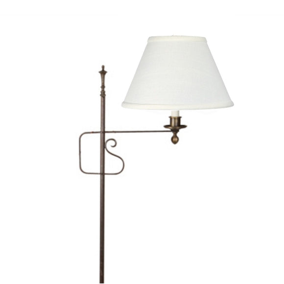 UpgradeLights White Silk 10 Inch Clip On Lampshade Replacement