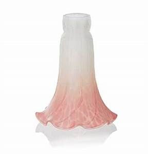 Petal Pink and White Tiffany Style Decorative Glass Pond Lily Lamp Shade
